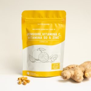 jengibre, vitamina c, vitamina d3 & zinc
